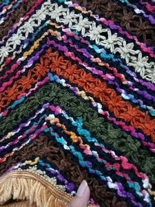 Retro Vintage Crochet Long Skirt