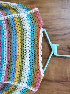 Colorful Crochet Sweater