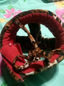 Leopard Print Padded Helmet