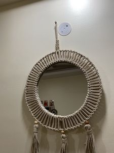 Macrame Circle Mirror