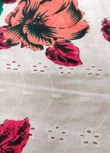 chiken Floral blouse Material