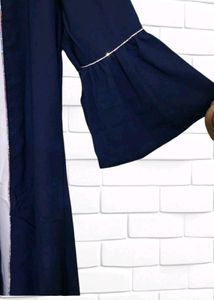 Elegant Navy Blue Abaya