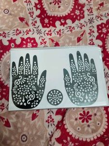 Beutiful Mehndi Stickers 1 Pair