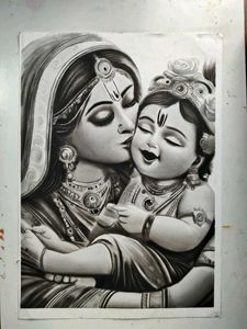 Radha Krishna Art