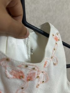 Net Embroidery Frock