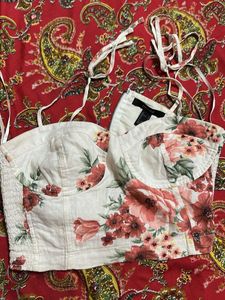 Floral Corset Top
