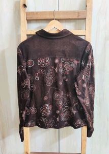 Floral Embroidery Designe Shirt Size-36