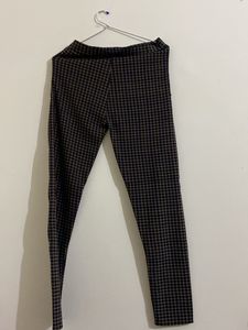 Woollen Checked Trouser