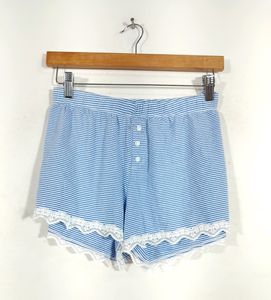 Sky blue and White  Strips Nightsuits(Women&#39;s)