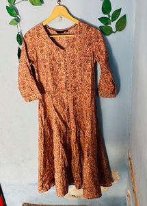 Simple Long Kurta Brown ❤️❤️❤️💙💙💙