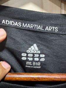 Adidas Martial Arts 3 Strips Athletic Tshirt