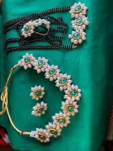 Pearl Peacock Jewelry Set