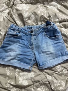 Blue Denim Shorts