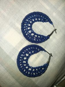 Crochet Hoop Earrings