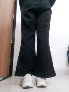 Black Flared Leg Pants