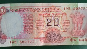 Vintage 20 Rupee Note 7777 Number