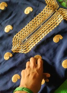 Salwar Suit For Women In Navy Blue Colour