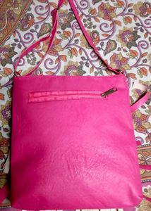 Women Beautiful Pink Colour Sling Bag