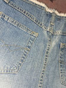 Denim Mini Skirt