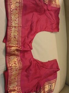 Red Readymade Saree Blouse