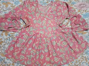 Pink Short Kurti