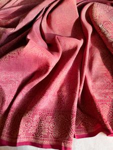 Pure Silk Pastel pink Kinkhwab