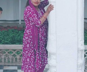 Only Kurti And Dupatta Cotton Mix Hai Favric