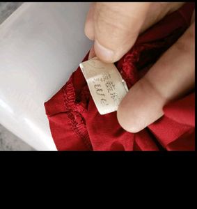 Red Off-Shoulder Mini Dress