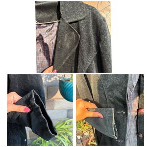 Elegant Black Velvet Coat