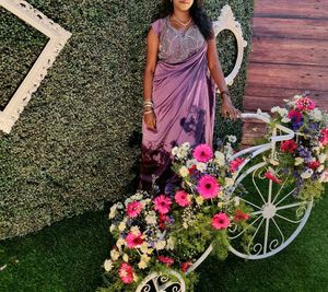 Purple Lehenga with Intricate Sequin