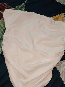 White Ruched Tank Top