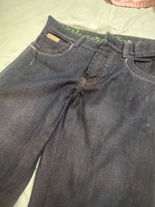 Vintage Dark Wash Denim Jeans