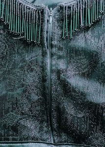 Elegant Black Embellished Blouse