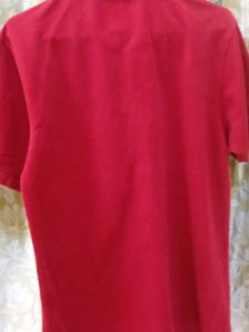 Red Short Sleeve Polo Shirt