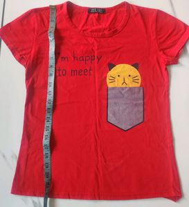Red Imported Tshirt