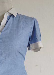 Zara Basic Office Sirean Button Down