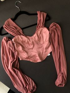 Missguided Top With Tags