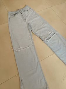 H&amp;M Faded Torn Jeans
