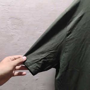 Unisex Green T-Shirt (Size - 5XL)