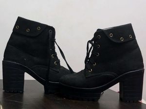 Black Platform Boots