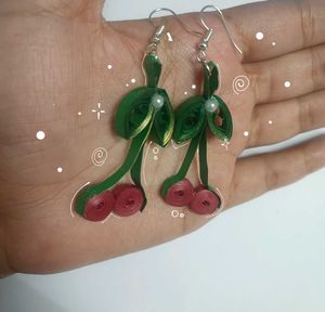 Cherry Earrings 🍒🎀