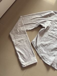 Gray Long Sleeve Top