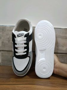 Stylish Black and White Sneakers