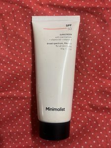 Minimalist SPF 50 Sunscreen
