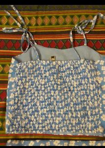 FREE DELIVERY Floral Two-Piece Set Blue Co Ord se