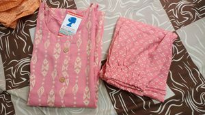 Rayon Printed Kurta Set