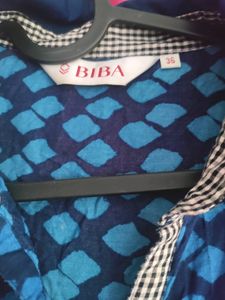Biba Kurta With Over Wear Jacket