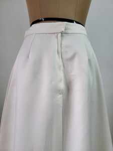 Elegant White Maxi Skirt , Length 44 Inches