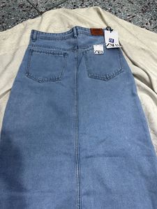Imported Zara Denim Skirt