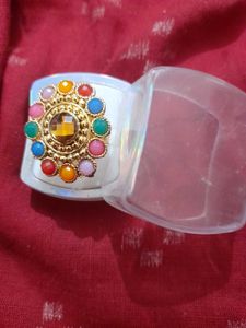 Vintage Colorful Stone Ring